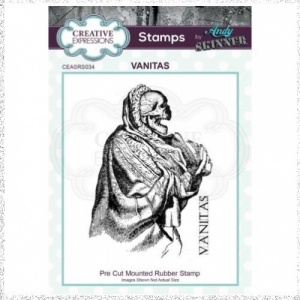 Creative Expressions Andy Skinner Vanitas 2.9 in x 2 in Rubber Stamp