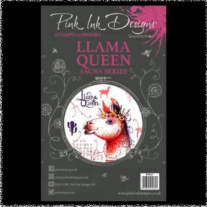Pink Ink Designs: Llama Queen A5