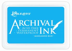 Archival Ink Pad Manganese Blue
