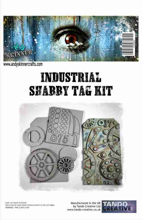 Andy Skinner Industrial Shabby Tag