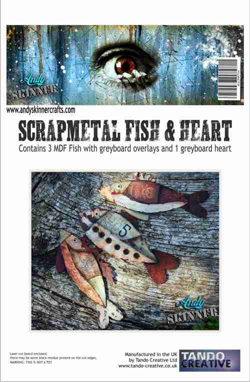 Andy Skinner Scrapmetal Fish and Heart