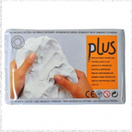 Sio-2 Plus White Air Drying Modelling Clay 1kg