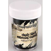 Chunky Black Embossing Enamel