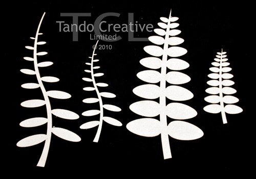 Tall Leaves - set of 4