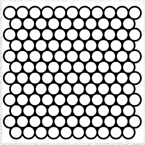 Stencil/Mask Grid Round Tando Creative Ltd
