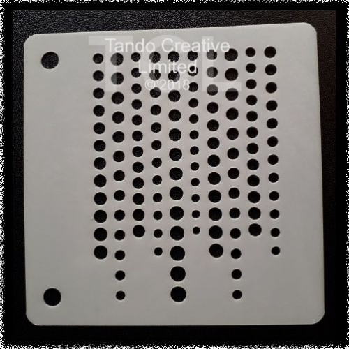 Mini Stencil - Dot Stream