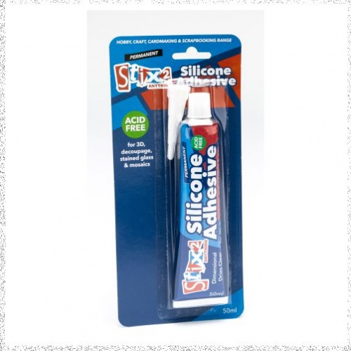 Silicone Glue Acid Free 50ml Tube Tando Creative Ltd