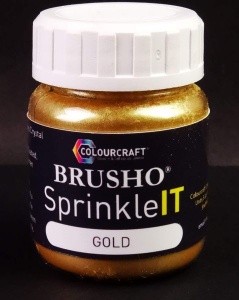 Brusho SprinkleIT Metallic Gold