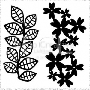 Stencil/Mask: Leaves set of 2