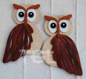 Pair of layered Owls